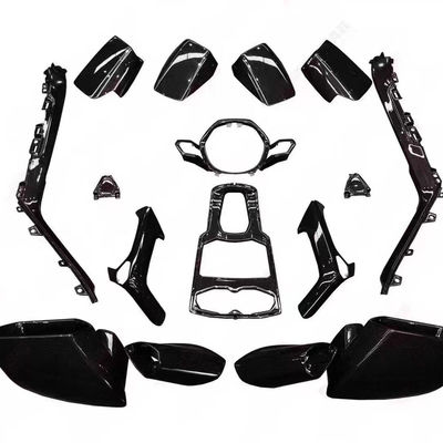 Pour Lamborghini LP580 LP610 Intérieur en fibre de carbone LP580 LP610 OEM Style Panneau central en fibre de carbone