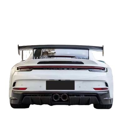 Spoiler en fibre de carbone pour Porsche 911 992 Matériau en fibre de carbone 911 992 Spoiler arrière de style GT3 amélioré