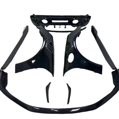pour Porsche 992 Kit de carrosserie en fibre de carbone 992 Diffuseur de lèvre avant en fibre de carbone jupe latérale spoiler pare-chocs