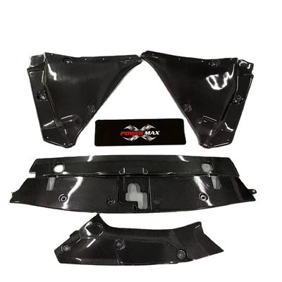 2007- Nissan 150mm Body Kit GTR R35 Bouclier moteur en fibre de carbone Batterie Garde antigel