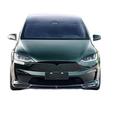CMST Tesla Modèle X Body Kit Vert foncé Tesla Widebody Kit 2023 Diffuseur de lèvres avant