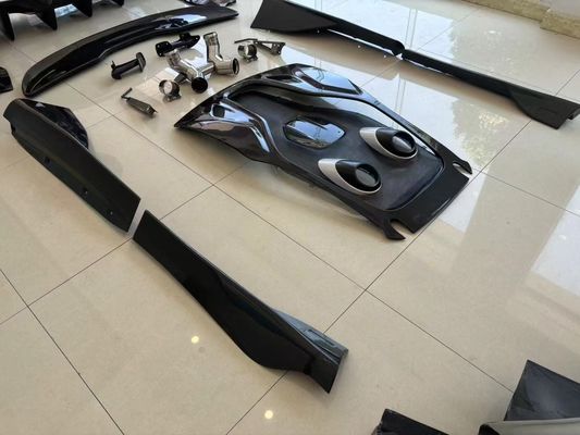 McLaren 540c 570s 570gt Kit de carrosserie en fibre de carbone 540c 570s 570gt Modifié 600LT style avant et arrière pare-chocs spoiler capot