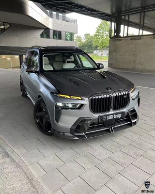 BMW X7 Body Kit en fibre de carbone X7 LD diffuseur de lèvres avant en fibre de carbone