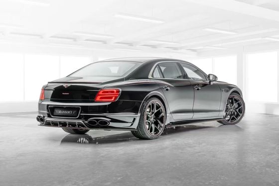 Bentley Flying Spur Carrosserie en fibre de carbone Kit Flying Spur améliorations de style MANSORY diffuseur de lèvres avant Spoiler kit de carrosserie à capuche