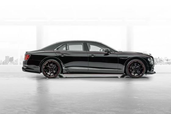 Bentley Flying Spur Carrosserie en fibre de carbone Kit Flying Spur améliorations de style MANSORY diffuseur de lèvres avant Spoiler kit de carrosserie à capuche