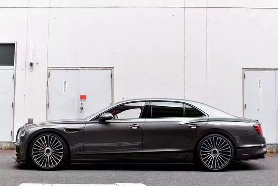 Bentley Flying Spur Carrosserie en fibre de carbone Kit Flying Spur améliorations de style MANSORY diffuseur de lèvres avant Spoiler kit de carrosserie à capuche