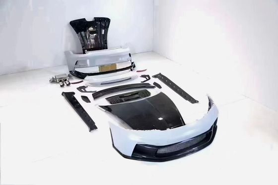 Porsche 992 Carrosserie en fibre de carbone Kit 992 GT3 style avant et arrière pare-chocs jupe latérale spoiler capot