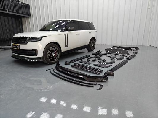 Land Rover Range Rover Body Kit en fibre de carbone Range Rover Mis à niveau Diffuseur de lèvres avant de style Mansory Spoiler capot roue voûte jupe latérale