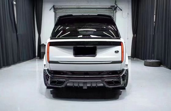 Land Rover Range Rover Body Kit en fibre de carbone Range Rover Mis à niveau Diffuseur de lèvres avant de style Mansory Spoiler capot roue voûte jupe latérale