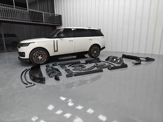 Land Rover Range Rover Body Kit en fibre de carbone Range Rover Mis à niveau Diffuseur de lèvres avant de style Mansory Spoiler capot roue voûte jupe latérale