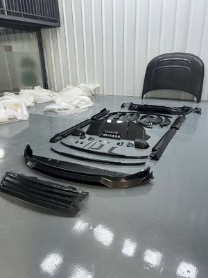 Land Rover Range Rover Body Kit en fibre de carbone Range Rover Mis à niveau Diffuseur de lèvres avant de style Mansory Spoiler capot roue voûte jupe latérale