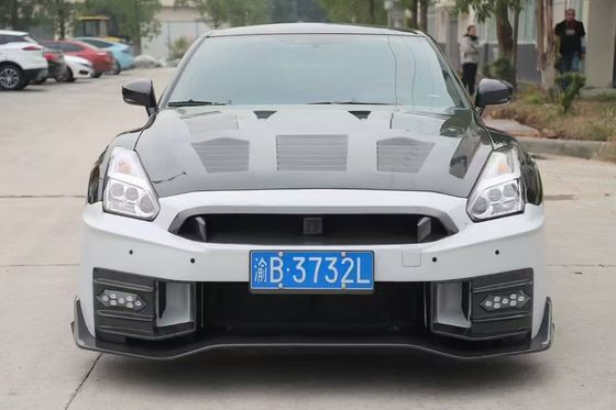 Nissan GTR Carrosserie en fibres de carbone Kit GTR r35 Mise à niveau 2024nismo style avant et arrière spoilers de pare-chocs pare-chocs de capot