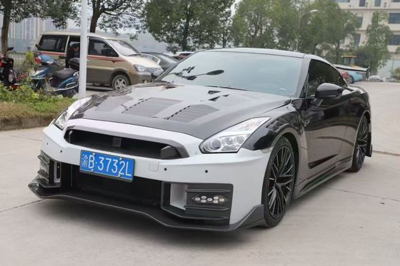 Nissan GTR Carrosserie en fibres de carbone Kit GTR r35 Mise à niveau 2024nismo style avant et arrière spoilers de pare-chocs pare-chocs de capot