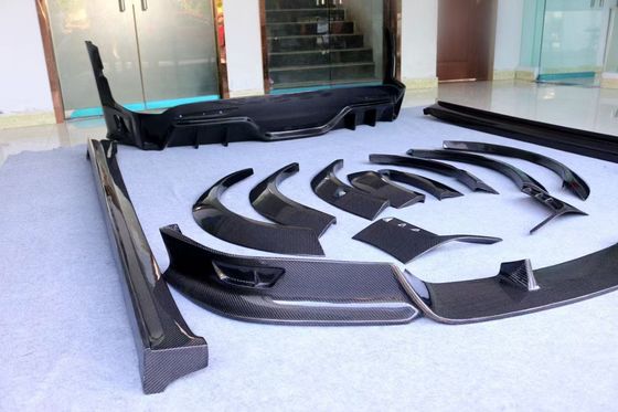 Tesla modèle X Kit de carrosserie en fibre de carbone modèle X Diffuseur de lèvre avant en fibre de carbone