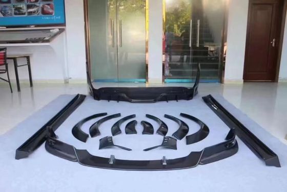 Tesla modèle X Kit de carrosserie en fibre de carbone modèle X Diffuseur de lèvre avant en fibre de carbone