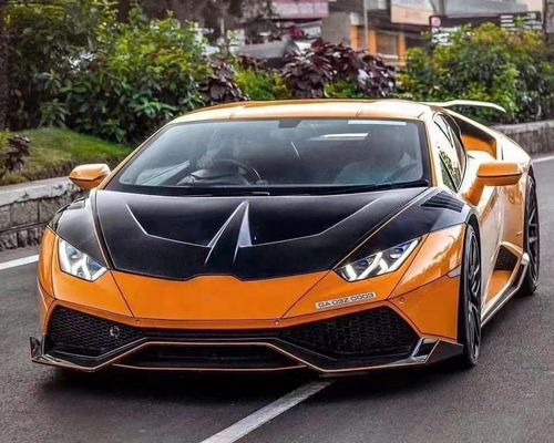 Pour la Lamborghini LP580 LP610 EVO Capot en fibre de carbone LP580 LP610 EVO 1016 Style Capot moteur en fibre de carbone
