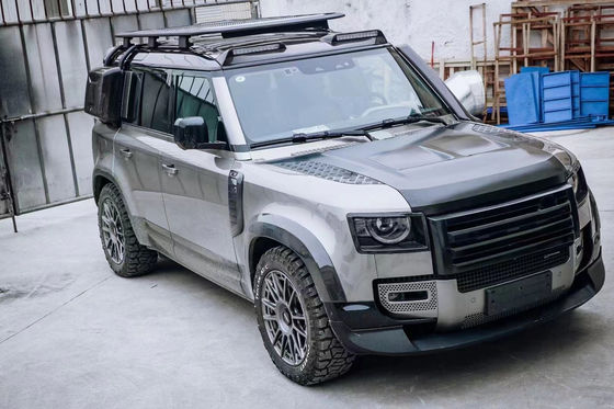 Capot en fibre de carbone pour Land Rover Defender Matériau en fibre de carbone Defender Couverture de style SVR améliorée