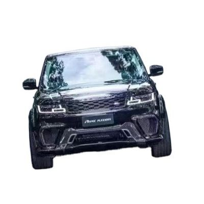 Ronde ASPEC Style CF&amp; FRP Kit large corps avant pare-chocs arrière pare-chocs flanc jupe pour Land Rover RANGE ROVE SPORT 2014-2017