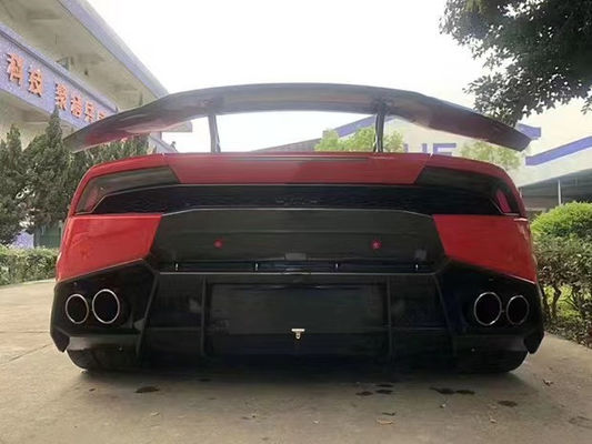 Pour Lamborghini LP580 LP610 Kit de carrosserie en fibre de carbone LP580 LP610 Style MSY mis à niveau Jupe latérale de la bouche avant diffuseur de spoiler