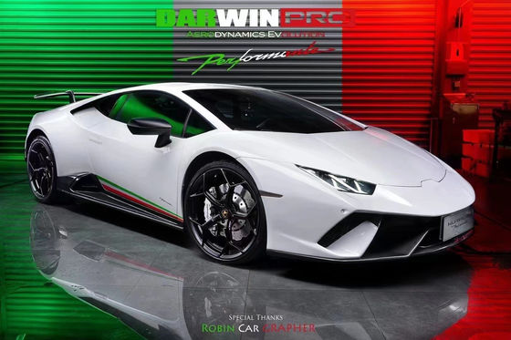 Pour Lamborghini LP580 LP610 Kit de carrosserie en fibre de carbone LP580 LP610 Modifié LP640 style avant et arrière pare-chocs Spoiler Hood