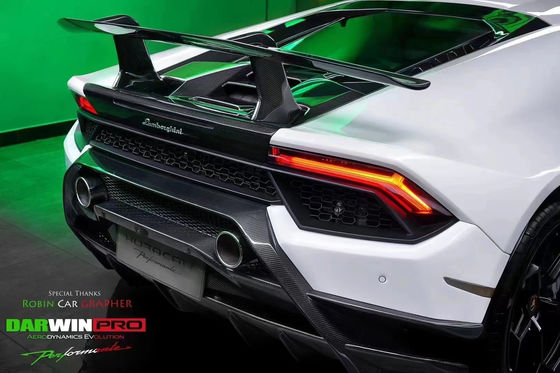 Pour Lamborghini LP580 LP610 Kit de carrosserie en fibre de carbone LP580 LP610 Modifié LP640 style avant et arrière pare-chocs Spoiler Hood