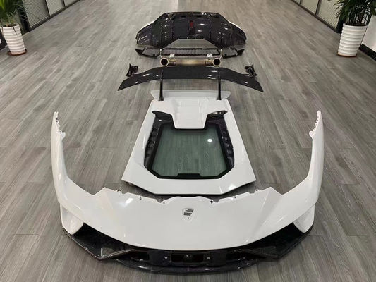 Pour Lamborghini LP580 LP610 Kit de carrosserie en fibre de carbone LP580 LP610 Modifié LP640 style avant et arrière pare-chocs Spoiler Hood