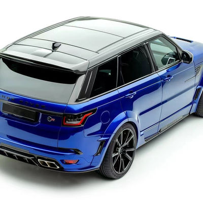 Kit de réparation de remplacement de la carrosserie Land Rover 2017 - 2019 Spoiler Hood Résine Fibre Front Lip