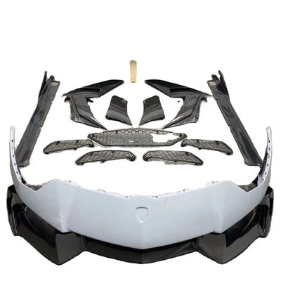 Pour Lamborghini LP700 Carrosserie en fibre de carbone LP700 Mise à niveau MSY Style Fibre de carbone sèche Spoilers avant et arrière pare-chocs