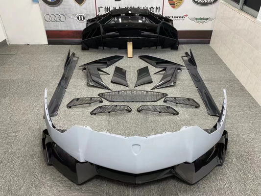 Pour Lamborghini LP700 Carrosserie en fibre de carbone LP700 Mise à niveau MSY Style Fibre de carbone sèche Spoilers avant et arrière pare-chocs