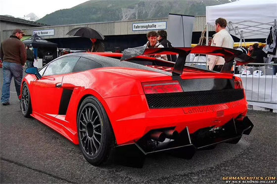 Pour Lamborghini Gallardo LP550 560 570 Spoiler en fibre de carbone Gallardo LP550 560 570 Spoiler de style SUPER TROFEO amélioré