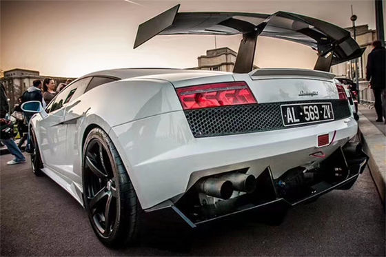 Pour Lamborghini Gallardo LP550 560 570 Spoiler en fibre de carbone Gallardo LP550 560 570 Spoiler de style SUPER TROFEO amélioré
