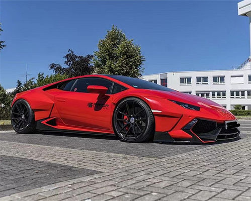 Pour Lamborghini LP580 LP610 Kit de largeur de corps en fibre de carbone LP580 LP610 Modélisation de l'avant et de l'arrière du pare-chocs