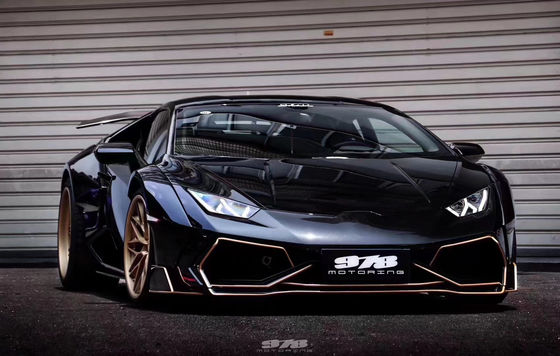 Pour Lamborghini LP580 LP610 Kit de largeur de corps en fibre de carbone LP580 LP610 Modélisation de l'avant et de l'arrière du pare-chocs
