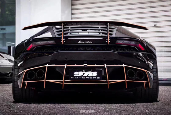 Pour Lamborghini LP580 LP610 Kit de largeur de corps en fibre de carbone LP580 LP610 Modélisation de l'avant et de l'arrière du pare-chocs
