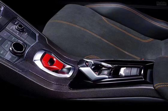 Pour Lamborghini LP580 LP610 Intérieur en fibre de carbone LP580 LP610 OEM Style Panneau central en fibre de carbone