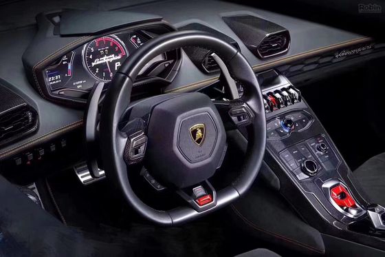 Pour Lamborghini LP580 LP610 Intérieur en fibre de carbone LP580 LP610 OEM Style Panneau central en fibre de carbone