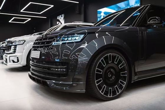 Kit de carrosserie Land Rover en fibre de carbone LM style universel pare-chocs arrière diffuseur de lèvres
