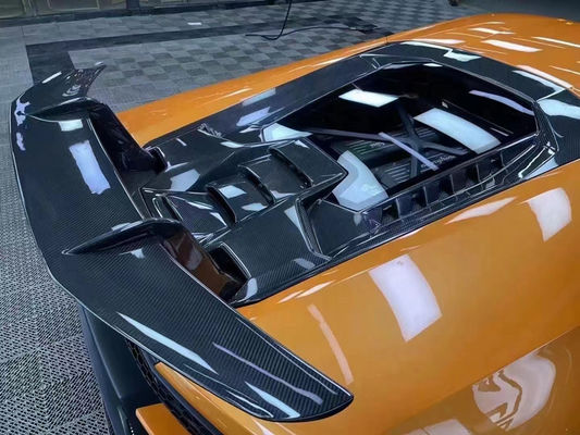 Les pièces automobiles Spoiler en fibre de carbone pour Lamborghini HURACAN LP610 580 EVO Améliorer le Spoiler de queue en fibre de carbone de style Performante