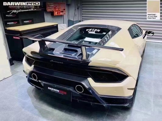 Les pièces automobiles Spoiler en fibre de carbone pour Lamborghini HURACAN LP610 580 EVO Améliorer le Spoiler de queue en fibre de carbone de style Performante