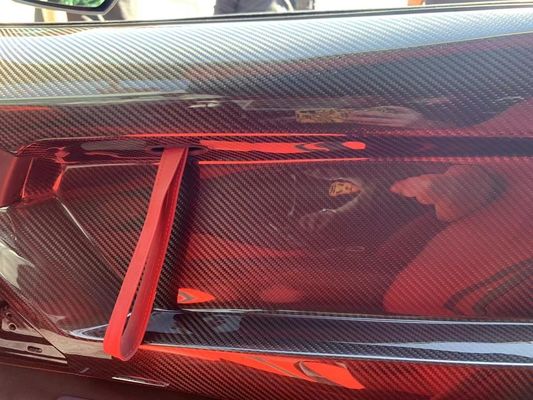 Pour Lamborghini Aventador LP700 Panneaux de porte en fibre de carbone Aventador SVJ Style Panneaux de porte en fibre de carbone
