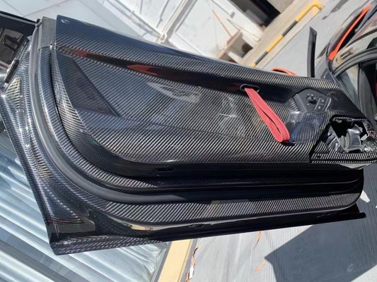 Pour Lamborghini Aventador LP700 Panneaux de porte en fibre de carbone Aventador SVJ Style Panneaux de porte en fibre de carbone