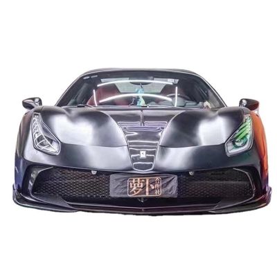 Pièces automobiles pour Ferrari 488 Body Kit 488 Modèle MSY Amélioré Spoiler de pare-chocs avant et arrière Carrosserie en fibre de carbone