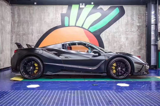 Pièces automobiles pour Ferrari 488 Body Kit 488 Modèle MSY Amélioré Spoiler de pare-chocs avant et arrière Carrosserie en fibre de carbone