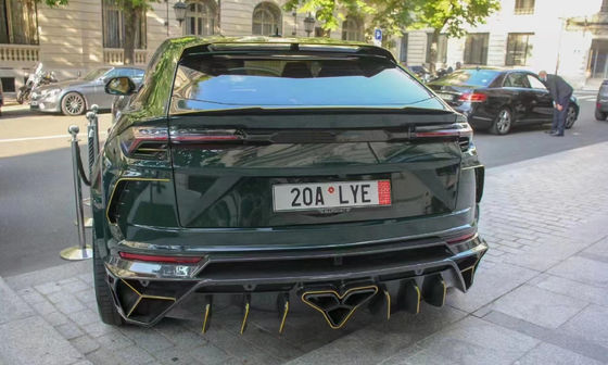 Pour Lamborghini Urus Carrosserie en fibres de carbone Urus améliore le modèle MSY en fibres de carbone avant et arrière pare-chocs Spoiler Hood