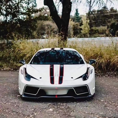 Pour la Ferrari 458 Kit de carrosserie en fibre de carbone 458 Style VORS mis à niveau avant et arrière pare-chocs Spoiler côté jupe Kit de carrosserie