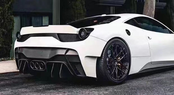 Pour la Ferrari 458 Kit de carrosserie en fibre de carbone 458 Style VORS mis à niveau avant et arrière pare-chocs Spoiler côté jupe Kit de carrosserie