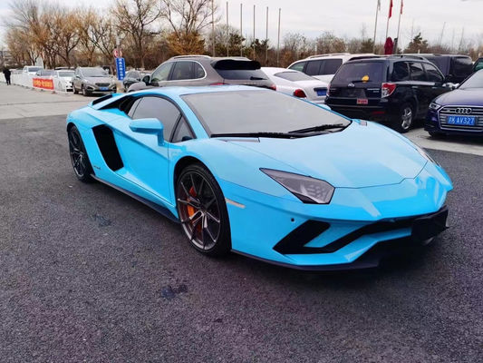 Pour Lamborghini Aventador LP700 Kit de carrosserie en fibre de carbone LP740 Style Spoilers avant et arrière de pare-chocs