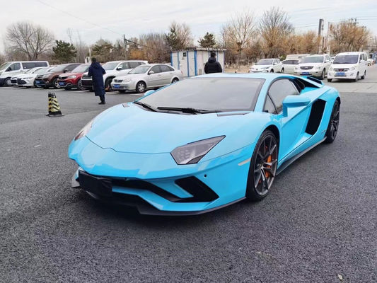 Pour Lamborghini Aventador LP700 Kit de carrosserie en fibre de carbone LP740 Style Spoilers avant et arrière de pare-chocs