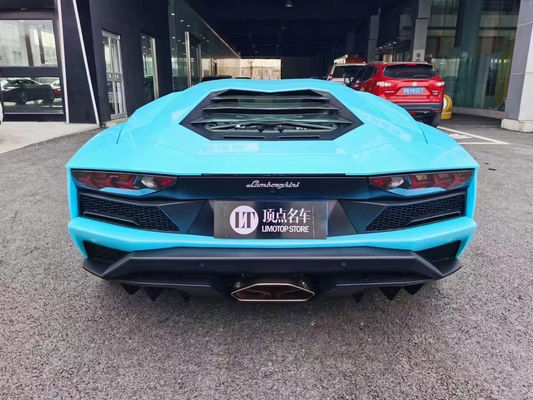 Pour Lamborghini Aventador LP700 Kit de carrosserie en fibre de carbone LP740 Style Spoilers avant et arrière de pare-chocs