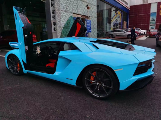 Pour Lamborghini Aventador LP700 Kit de carrosserie en fibre de carbone LP740 Style Spoilers avant et arrière de pare-chocs